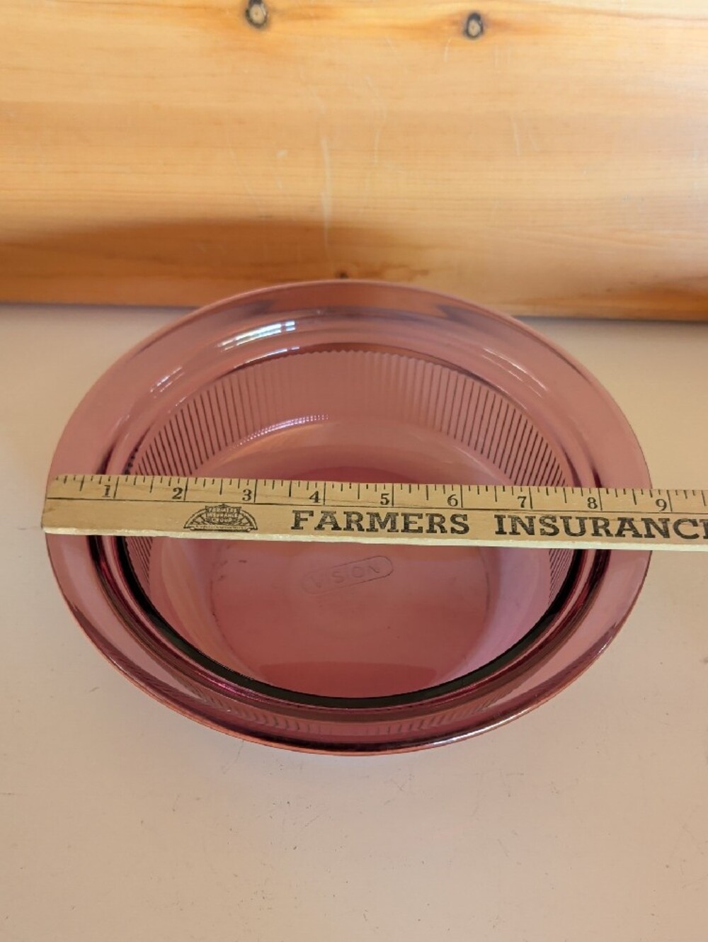 3 pcs. Vision/ Pyrex Corningware Cranberry Casserole Dish & Pie Dish.🌟 - Picture 9 of 13